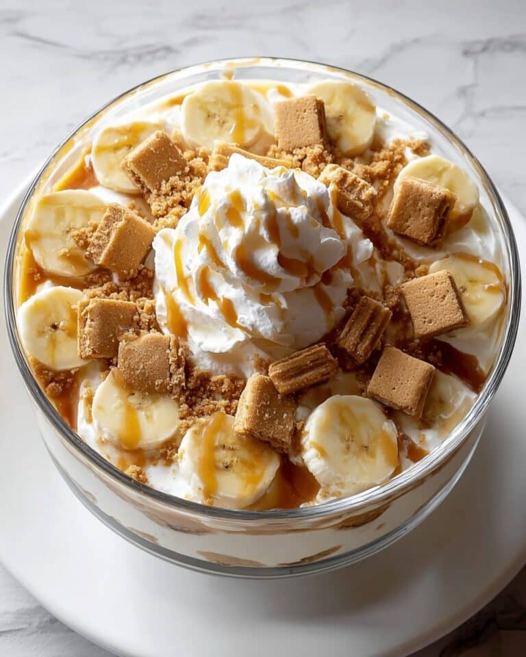 Biscoff Banana Pudding with Caramel Recipe