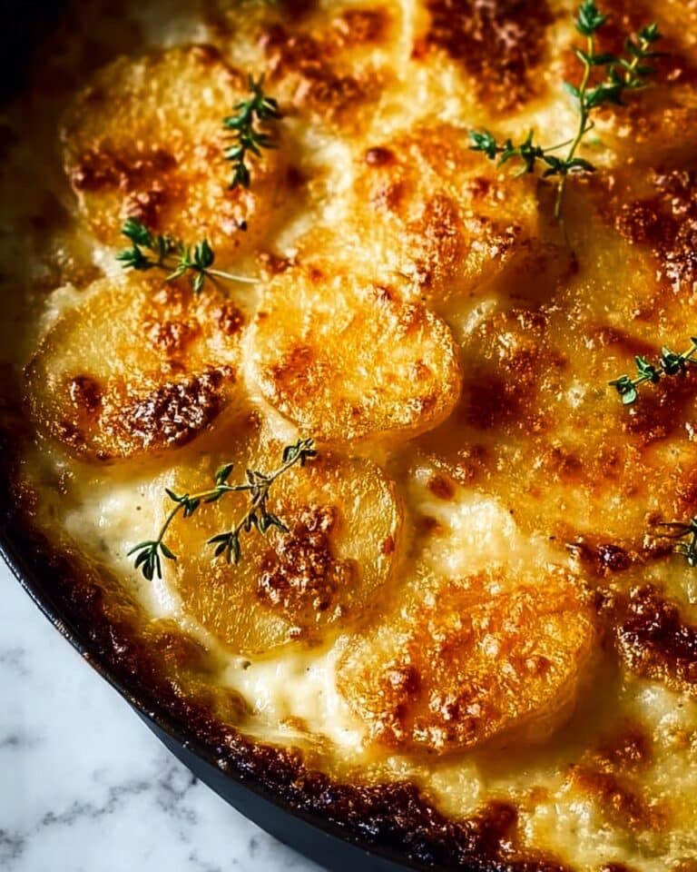 Crispy Parmesan and Gruyere Potato Gratin Recipe