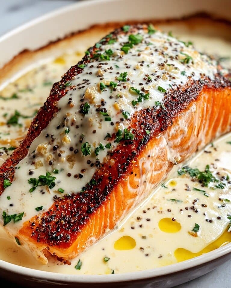 Baked Boursin Salmon Recipe