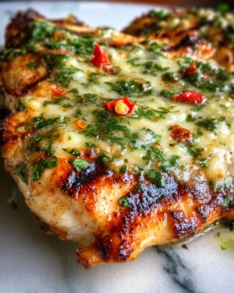Grilled Salsa Verde Pepper Jack Chicken Recipe