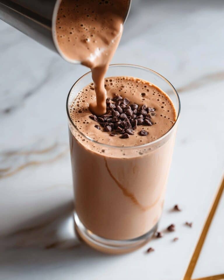 Chocolate Chip Cookie Dough Protein Shake Recipe