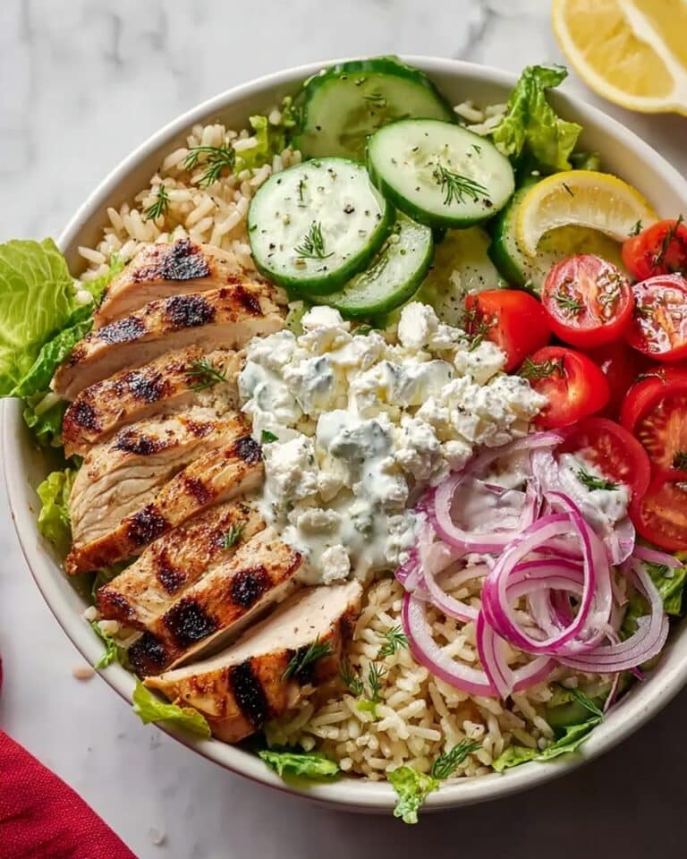 Quick High Protein Greek Chicken Bowls Recipe