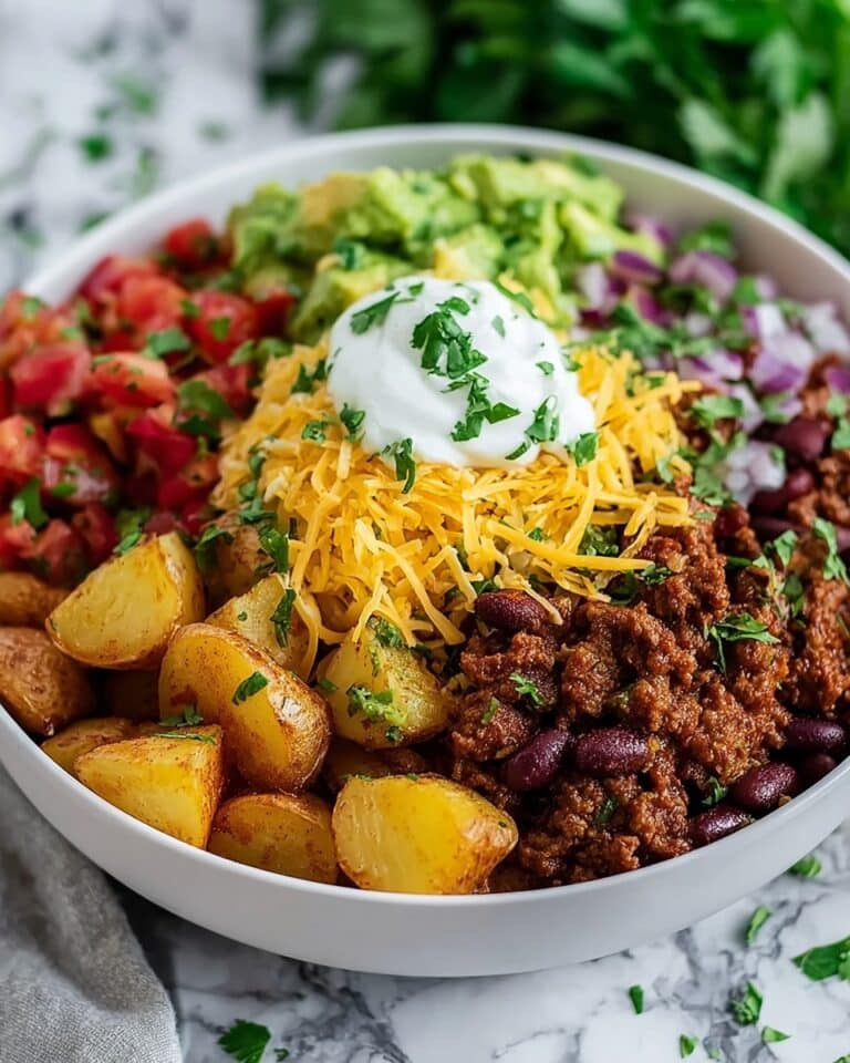 Loaded Potato Taco Bowl Recipe