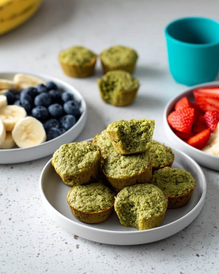 Easy Blender Spinach Banana Muffins Recipe