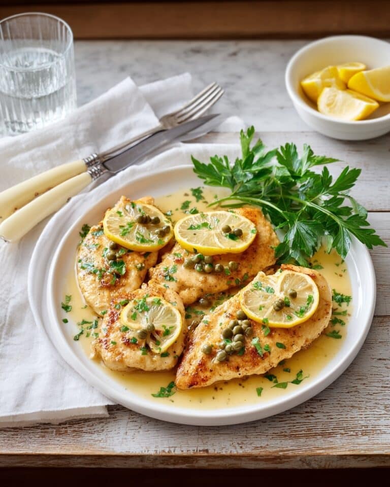 Easy Chicken Scallopini with Tangy Lemon Butter Sauce Recipe
