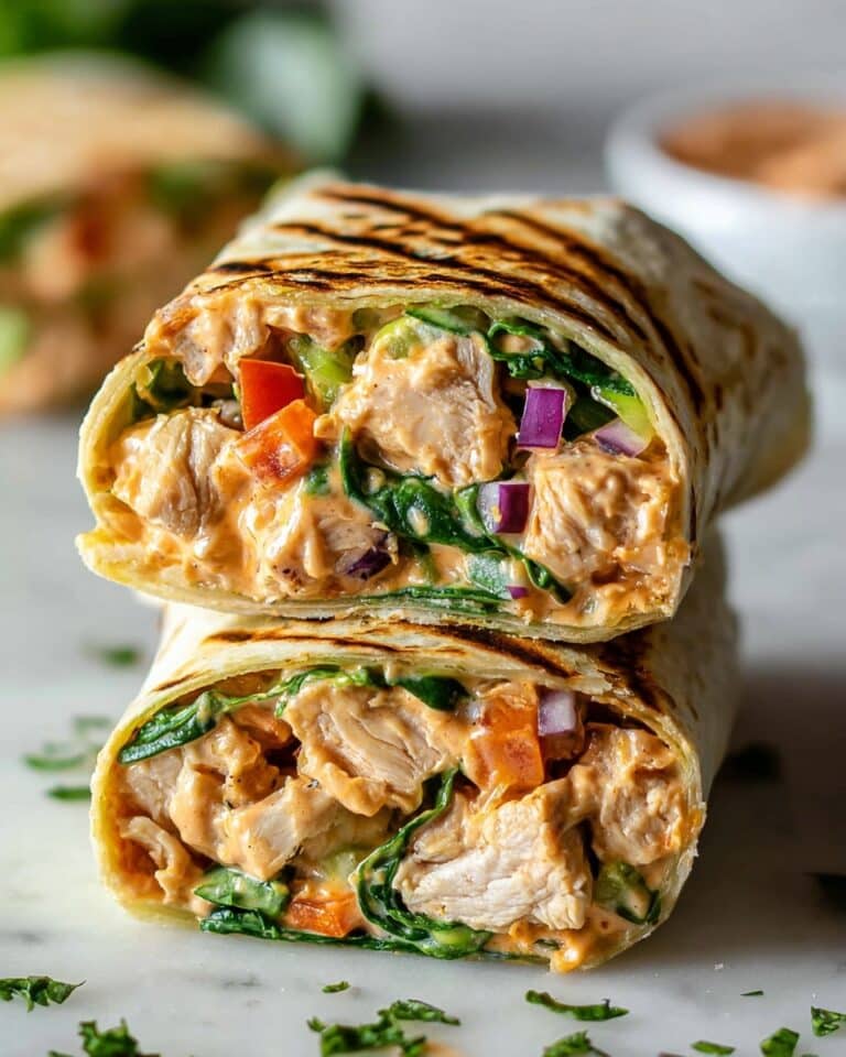 BBQ Grilled Chicken Wrap Recipe