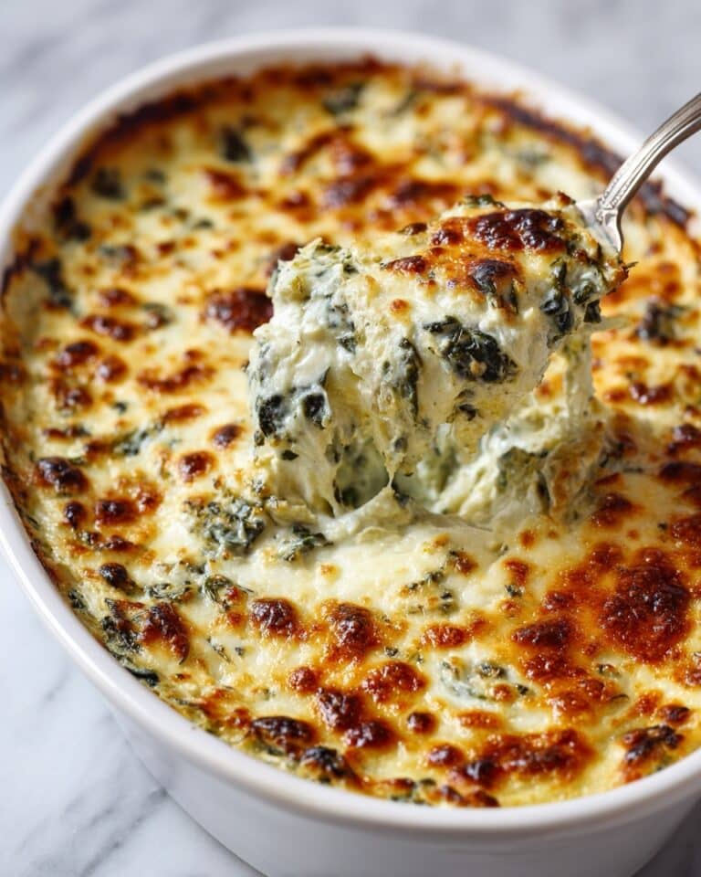 High-Protein Spinach and Artichoke Chicken Casserole Recipe